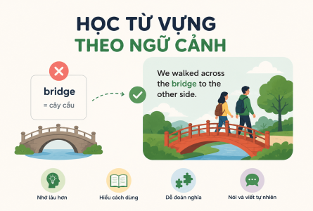 Học từ vựng theo ngữ cảnh: Bí quyết “thấm” tiếng Anh tự nhiên như người bản ngữ